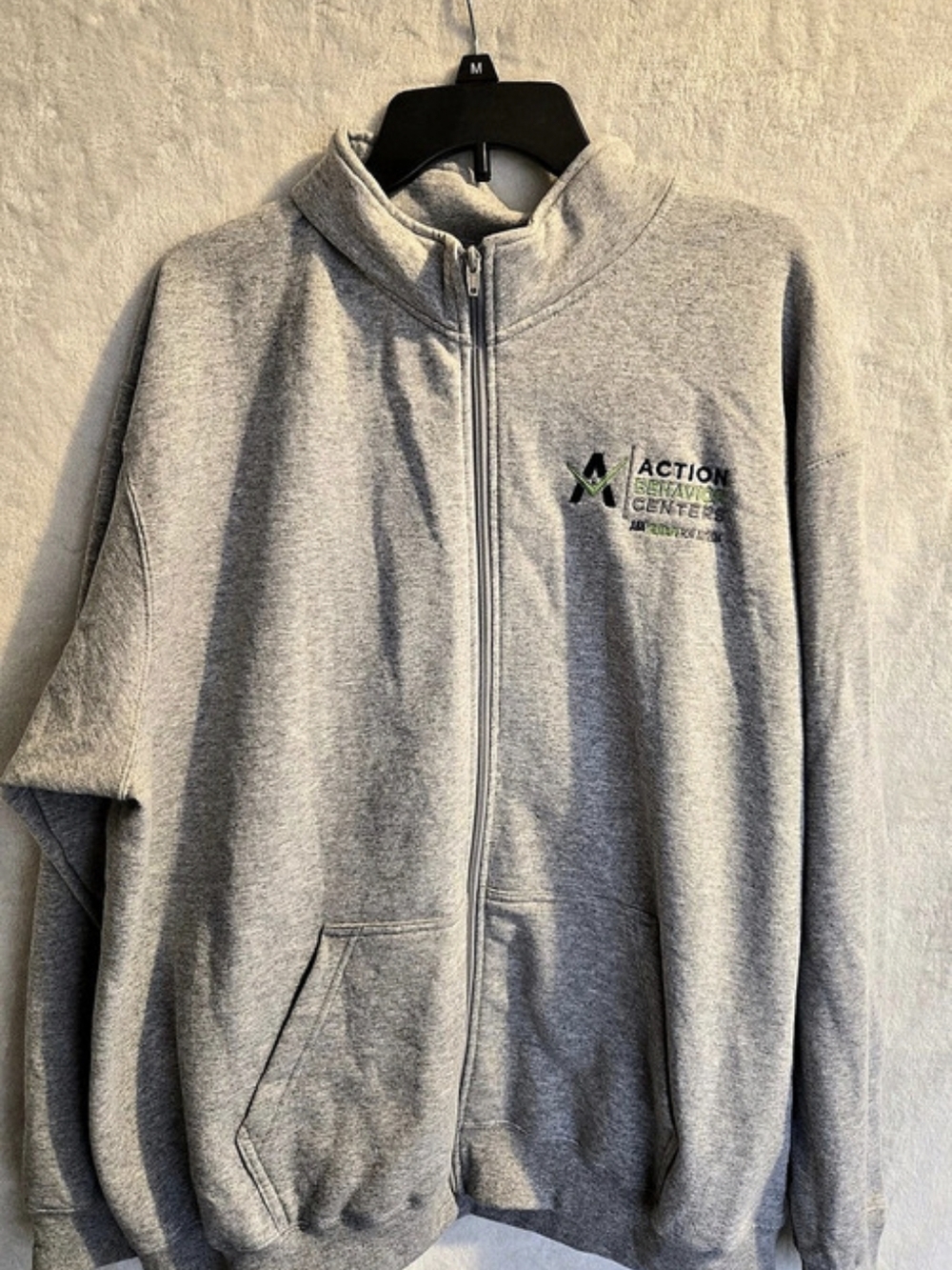 Port & Company Core Fleece Full-Zip Sweatshirt Gray 2XL